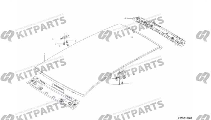 Панель крыши Lifan X50