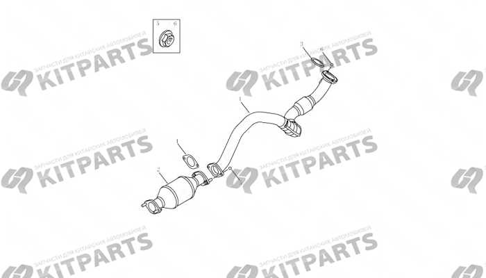 FRONT EXHAUST PIPE# Geely
