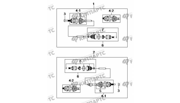 Приводы BYD F3 (F3R)