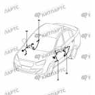 Vehicle door wiring harness