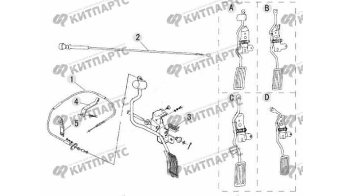 Педаль газа Great Wall